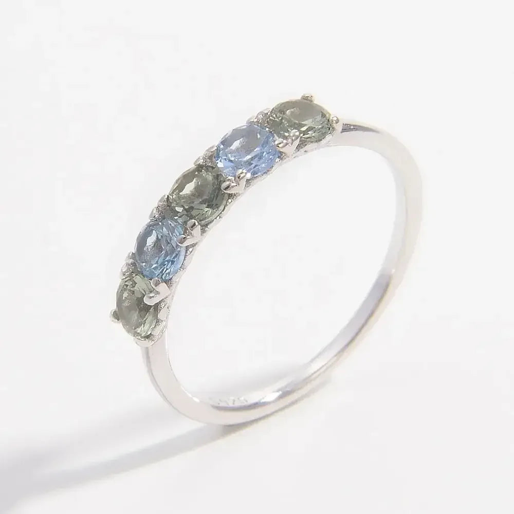 925 Sterling Silver Rhinestone Ring