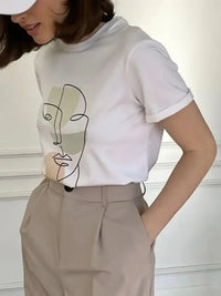 Abstract Face Graphic Casual Round Neck T-Shirt - Update AvenueT-ShirtsTrendsi100100714705874100100714705874c991eaa2 - 8301 - 42e8 - b24e - 2db1b9f33f39 - Max - OriginSage