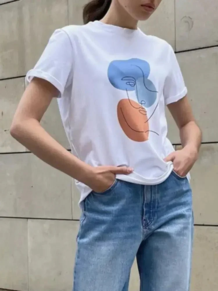 Abstract Face Graphic Casual Round Neck T-Shirt - Update AvenueT-ShirtsTrendsi1001007147062511001007147062517e24d5ac - 3b9c - 4754 - a4d1 - 9b9034e50341 - Max - OriginLight Blue