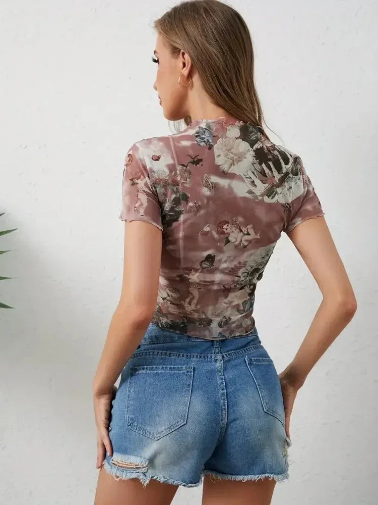 Abstract Print Ruffled Mock Neck Crop T-Shirt - Update AvenueT-ShirtsTrendsi100100347947634100100347947634c81873ae - 3d50 - 490d - 8518 - 33eca940cfac - Max - OriginDusty Pink