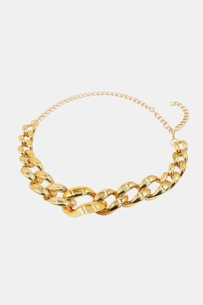Acrylic Chain Belt - Update AvenueTrendsi101300396527757101300396527757Acrylic Chain BeltGold