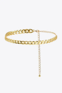 Adjustable Curb Chain Belt