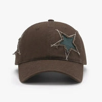 Adjustable Star Raw Hem Cap - Update AvenueTrendsi100500213022853100500213022853Adjustable Star Raw Hem CapChocolate