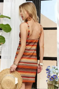 ADORA Contrast Striped V - Neck Mini Dress - Update AvenueFestival VibesTrendsi10010088778105210010088778105233dd3d11 - e215 - 41be - 9552 - 163c56c47a4e - MaxOrange Multicolor