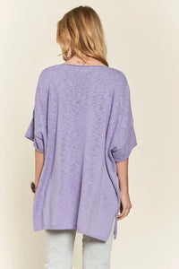 ADORA Drop Shoulder Loose Fit Knit Tunic Top - Update AvenueT-ShirtsTrendsi100100382141392100100382141392540b9d78ba6d43509e70940e2c277cea - Max - OriginLAVENDER