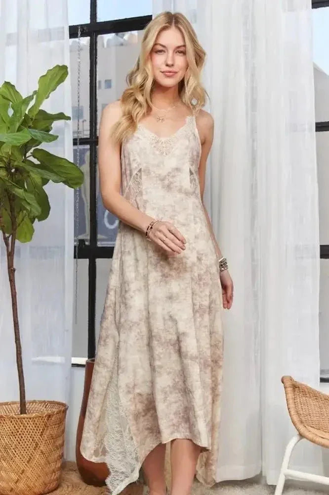 ADORA Printed Spaghetti Strap Midi Dress - Update AvenueBoho VibesTrendsi100100543931384100100543931384c433a0fc8faf436abf2eb50714f1fdf9 - Max - OriginLT TAUPE