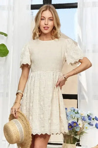 ADORA Rround Neck Crinkle Babydoll Dress - Update AvenueTrendsi100100210321302100100210321302fef08f90e2ca45b8b0e0deda37fb0fdc - Max - OriginBEIGE