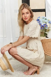 ADORA Rround Neck Crinkle Babydoll Dress - Update AvenueTrendsi100100210321302100100210321302feaa07722f1b4c6493ebe10b5f0276e4 - Max - OriginBEIGE