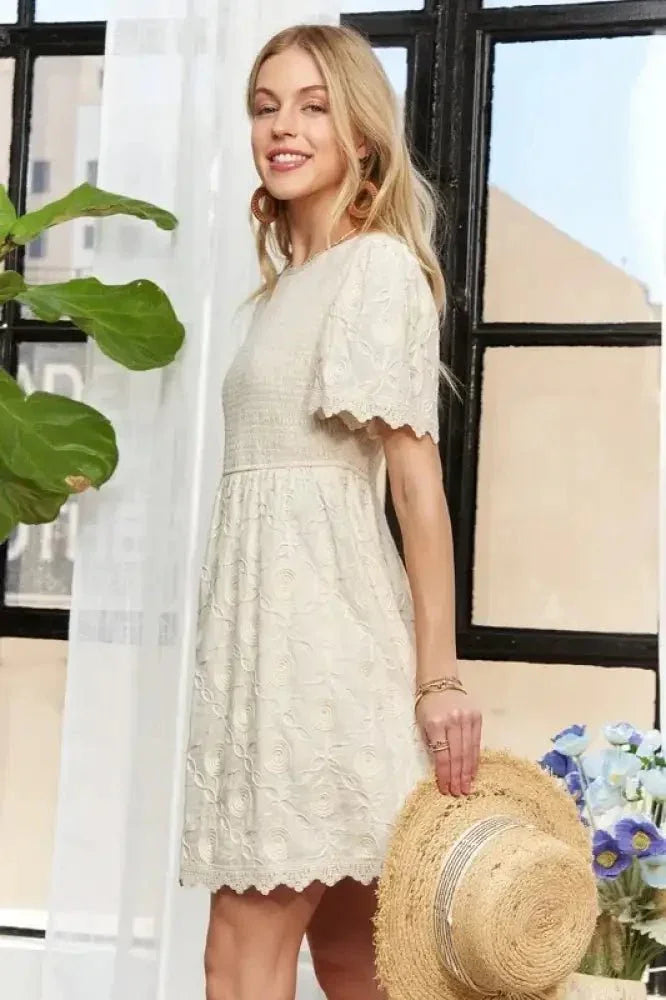 ADORA Rround Neck Crinkle Babydoll Dress - Update AvenueTrendsi1001002103213021001002103213020589b99be01f4711ac5ae49ee1402c83 - Max - OriginBEIGE