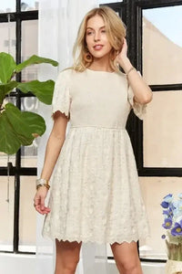 ADORA Rround Neck Crinkle Babydoll Dress - Update AvenueTrendsi100100210321302100100210321302af2e5cb52a50474eaebbfd2d6c4a83e9 - Max - OriginBEIGE