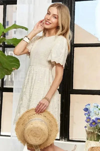 ADORA Rround Neck Crinkle Babydoll Dress - Update AvenueTrendsi10010021032130210010021032130225aab16c38cc4ae79562199cbcbd2524 - Max - OriginBEIGE