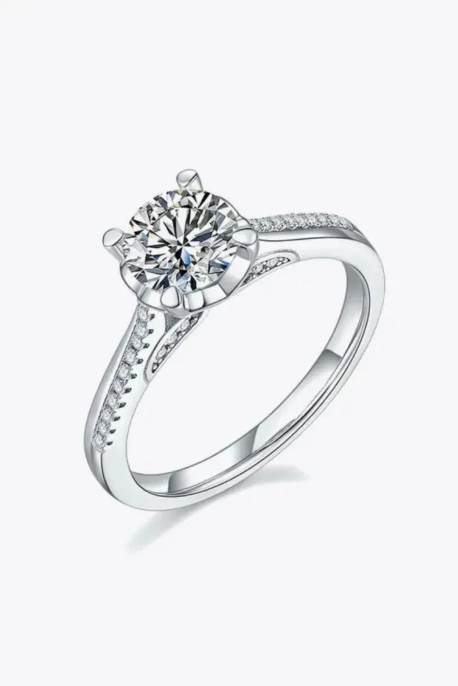 Adored 1 Carat Moissanite 925 Sterling Silver Side Stone Ring - Update AvenueRingTrendsi101300067624382101300067624382Adored 1 Carat Moissanite 925 Sterling Silver Side Stone RingSilver