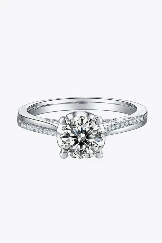 Adored 1 Carat Moissanite 925 Sterling Silver Side Stone Ring - Update AvenueRingTrendsi101300067624382101300067624382Adored 1 Carat Moissanite 925 Sterling Silver Side Stone RingSilver