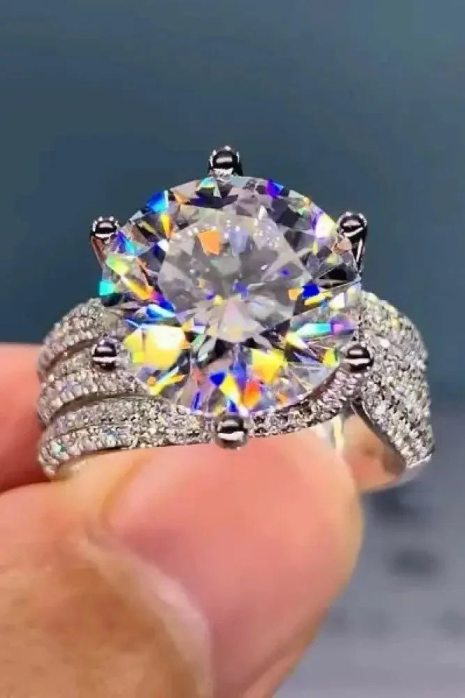 Adored 3 Carat Moissanite Three - Layer Ring - Update AvenueRingTrendsi100100487913063100100487913063Adored 3 Carat Moissanite Three - Layer RingSilver