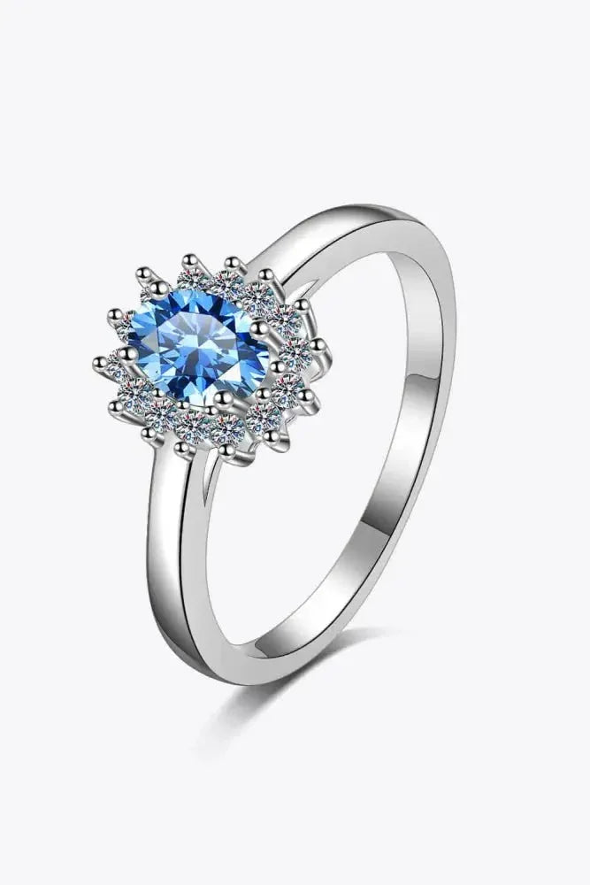 Adored On My Own Moissanite Ring - Update AvenueRingTrendsi101300953154548101300953154548Adored On My Own Moissanite RingBlue