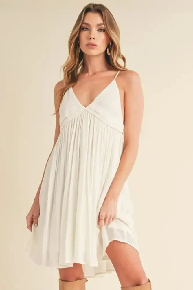 Aemi + Co Ruched Plunge Mini Cami Dress - Update AvenueFestival VibesTrendsi100100170511115100100170511115895c8ade - 795f - 4ff4 - b278 - 1b9dd5bb8795 - MaxWhite