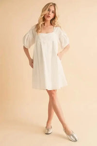 Aemi + Co Square Neck Babydoll Dress with Pockets - Update AvenueEffortless Elegance: DressesTrendsi100100322861476100100322861476e43199ee6f5e47a0a10874377bc0319c - Max - OriginWhite