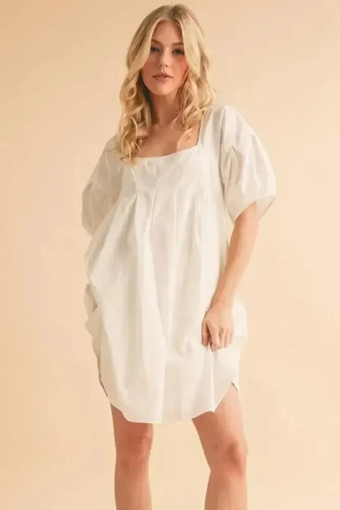 Aemi + Co Square Neck Babydoll Dress with Pockets - Update AvenueEffortless Elegance: DressesTrendsi1001003228614761001003228614767600a53fb3744477a2ff76808ea90afe - Max - OriginWhite