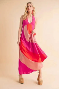 Aemi+Co Color Block Sleeveless Maxi Dress - Update AvenueEffortless Elegance: DressesTrendsi1001004269911261001004269911268c7ccbb4015b45cb9365635e6d8d303b - Max - OriginPINK COMBO