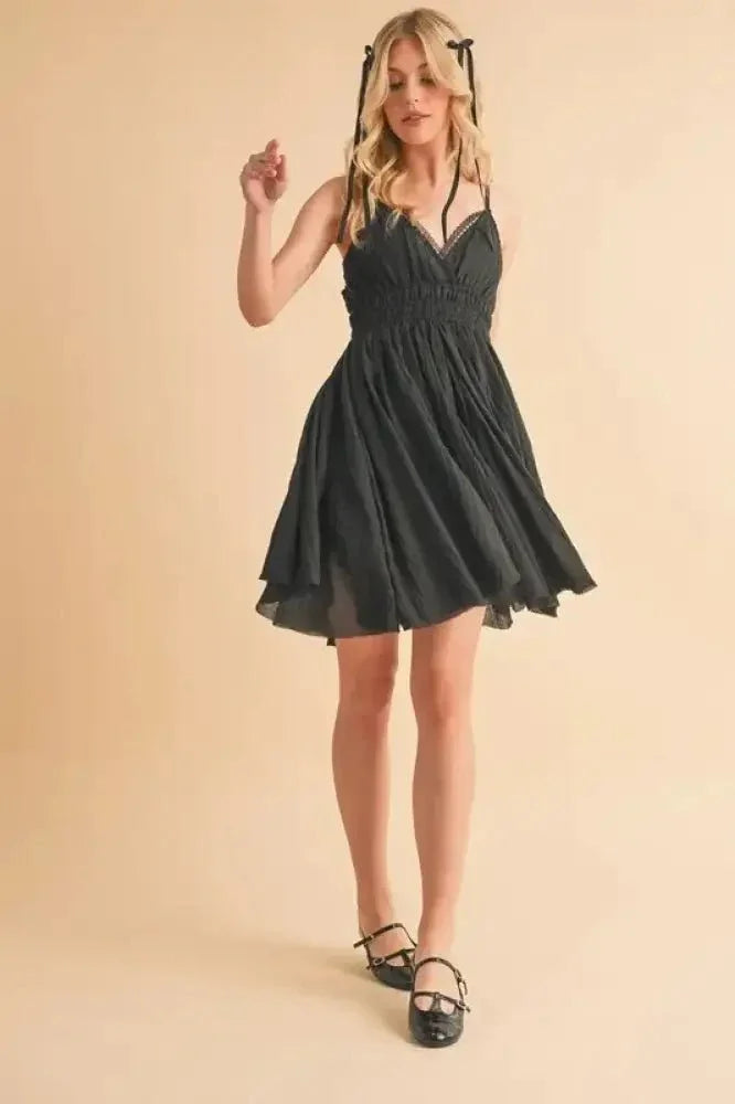Aemi+Co Lace Detail Mini Cami Dress - Update AvenueEffortless Elegance: DressesTrendsi100100089021210100100089021210367a6fb8226c4ebaabb90cb2783c24fb - Max - OriginBLACK