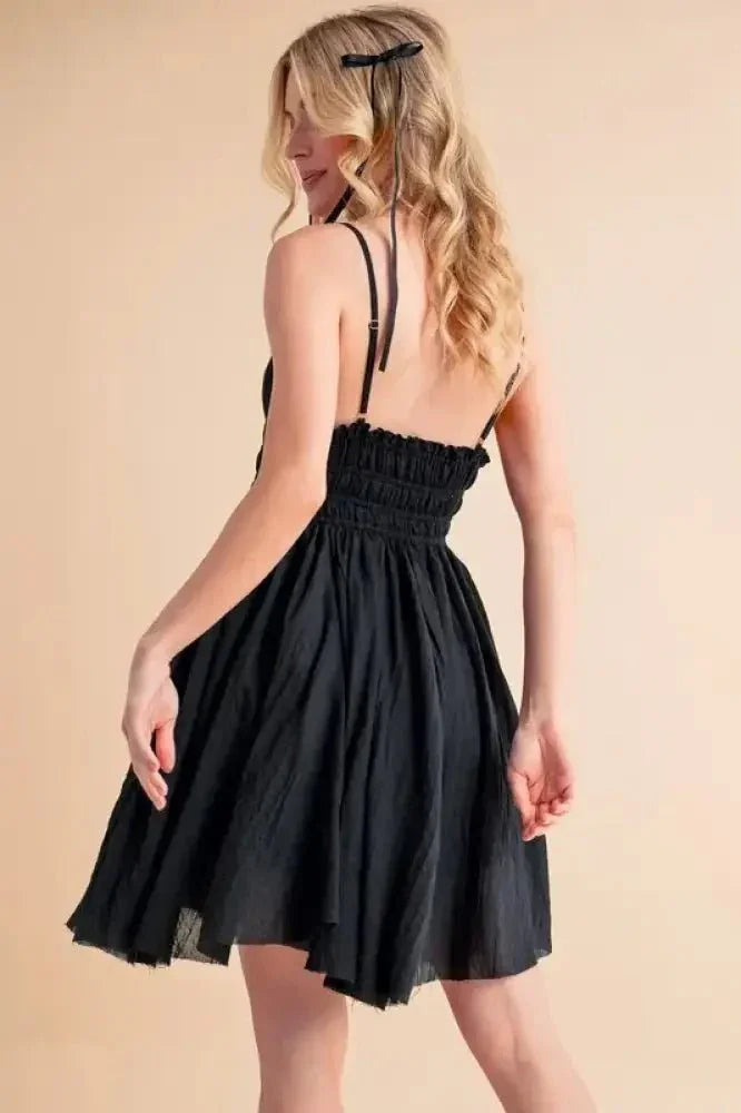 Aemi+Co Lace Detail Mini Cami Dress - Update AvenueEffortless Elegance: DressesTrendsi100100089021210100100089021210a1ab8cf613984e0b9c893e4f4e0c0a90 - Max - OriginBLACK