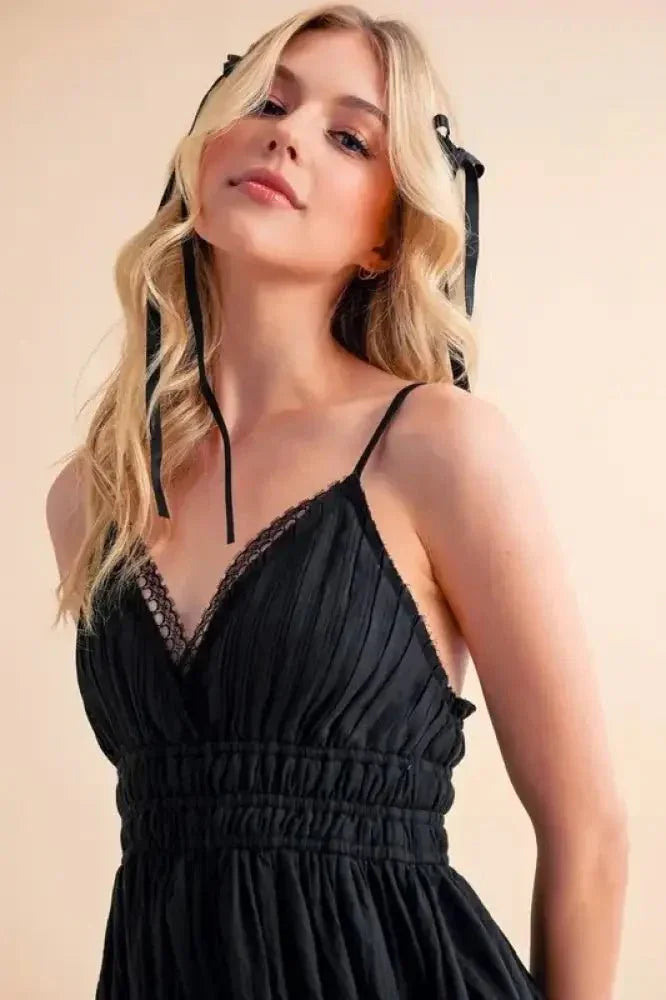 Aemi+Co Lace Detail Mini Cami Dress - Update AvenueEffortless Elegance: DressesTrendsi100100089021210100100089021210d23699693f584b498d272e93e358a963 - Max - OriginBLACK