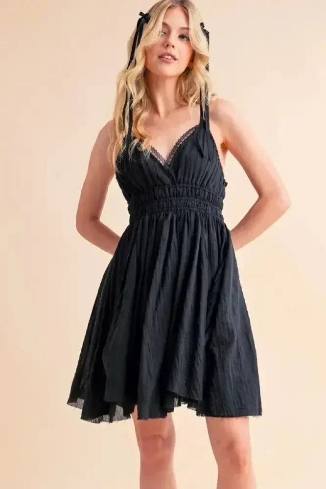 Aemi+Co Lace Detail Mini Cami Dress - Update AvenueEffortless Elegance: DressesTrendsi1001000890212101001000890212108d29c088dec5485c961aa940abdcefd2 - Max - OriginBLACK