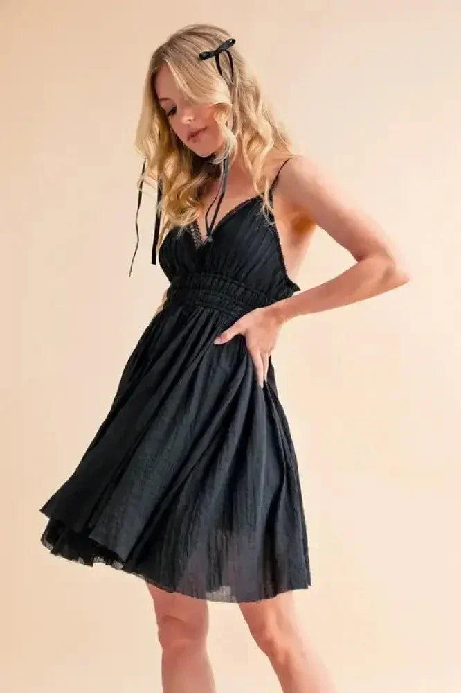 Aemi+Co Lace Detail Mini Cami Dress - Update AvenueEffortless Elegance: DressesTrendsi1001000890212101001000890212100b8a20b95ec7450f80fd8210b7970bcf - Max - OriginBLACK