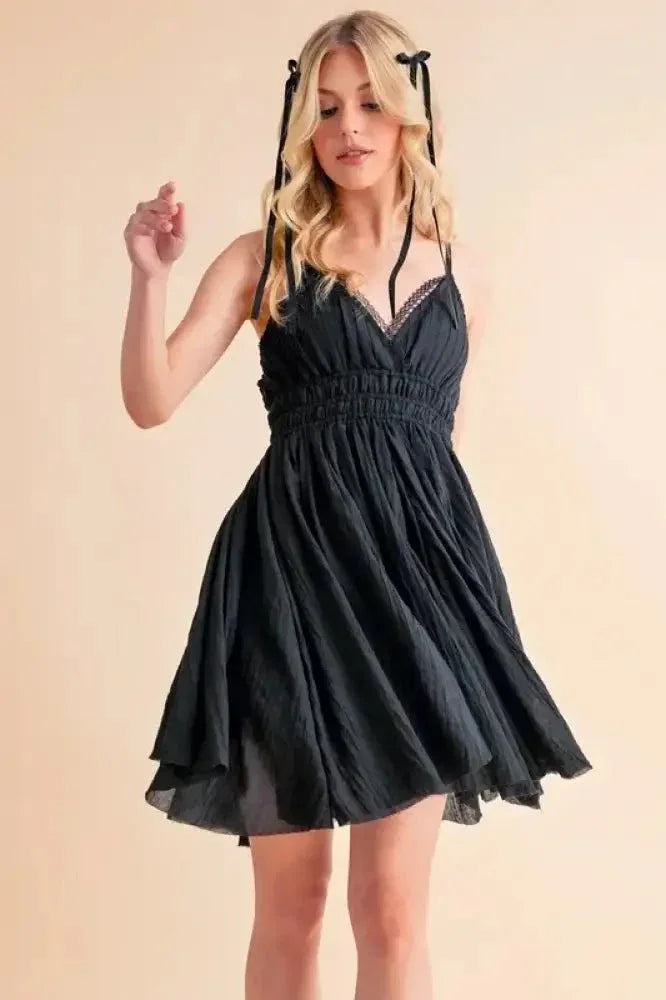 Aemi+Co Lace Detail Mini Cami Dress - Update AvenueEffortless Elegance: DressesTrendsi100100089021210100100089021210cf9c4103f83646c38f64aa5dda0ae1a8 - Max - OriginBLACK
