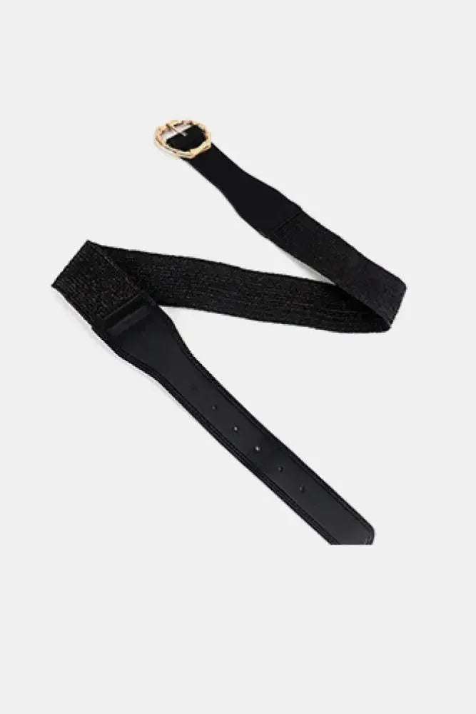 Alloy Buckle Braided Belt - Update AvenueTrendsi101300169361359101300169361359Alloy Buckle Braided BeltBlack