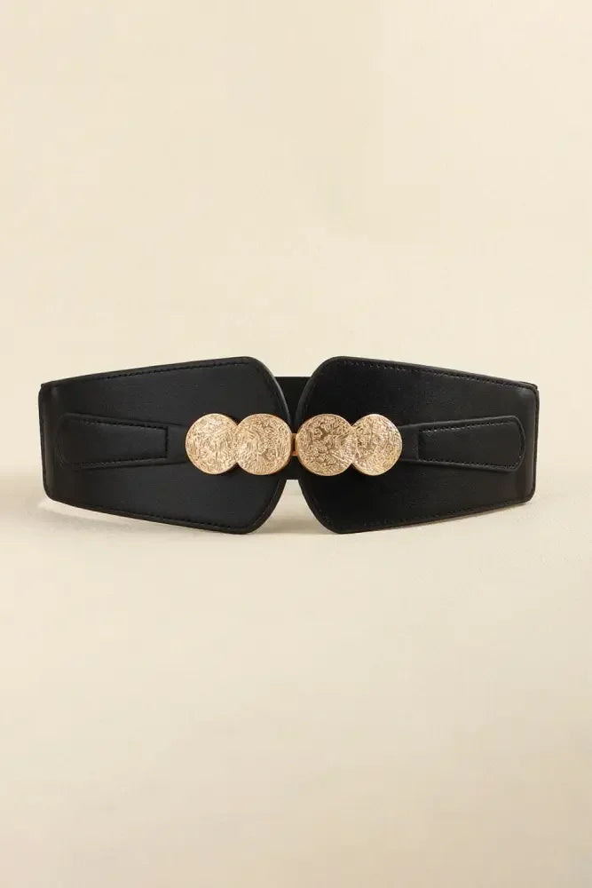 Alloy Buckle Elastic Belt