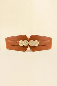 Alloy Buckle Elastic Belt