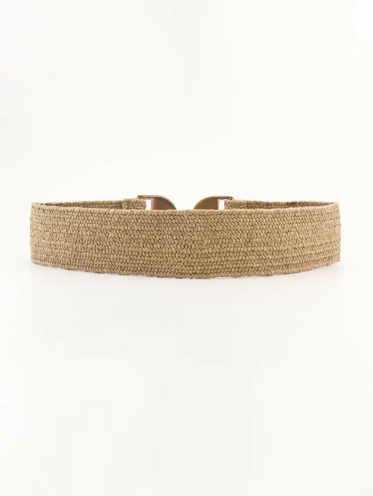 Alloy Buckle Elastic Belt