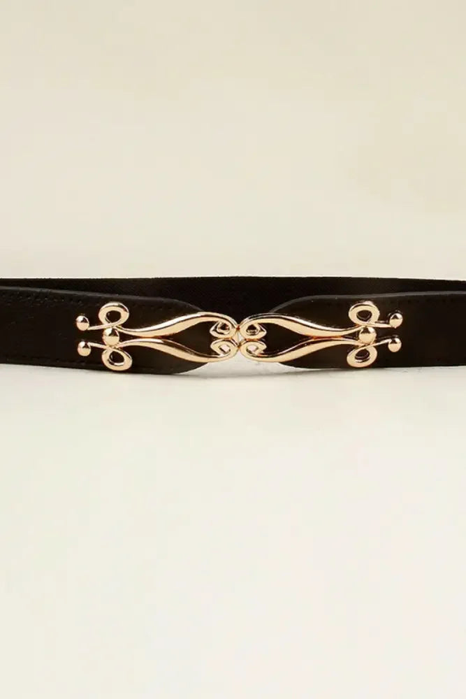 Alloy Buckle Elastic Belt