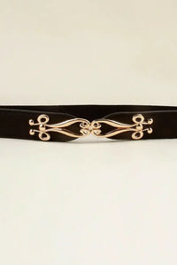 Alloy Buckle Elastic Belt