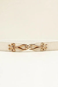 Alloy Buckle Elastic Belt