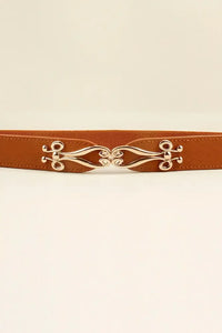 Alloy Buckle Elastic Belt