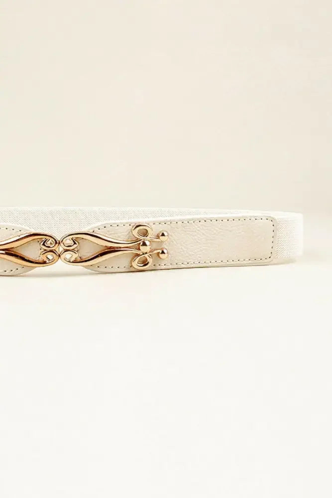 Alloy Buckle Elastic Belt