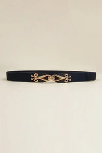 Alloy Buckle Elastic Belt