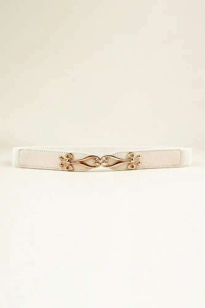 Alloy Buckle Elastic Belt