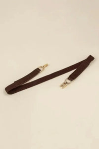 Alloy Buckle Elastic Belt - Update AvenueTrendsi101300099343409101300099343409Alloy Buckle Elastic BeltMocha
