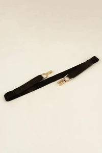 Alloy Buckle Elastic Belt - Update AvenueTrendsi101300099346032101300099346032Alloy Buckle Elastic BeltBlack