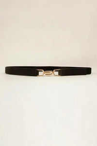 Alloy Buckle Elastic Belt - Update AvenueTrendsi101300099346032101300099346032Alloy Buckle Elastic BeltBlack