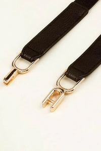 Alloy Buckle Elastic Belt - Update AvenueTrendsi101300099346032101300099346032Alloy Buckle Elastic BeltBlack