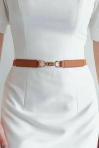 Alloy Buckle Elastic Belt - Update AvenueTrendsi101300099349816101300099349816Alloy Buckle Elastic BeltCaramel