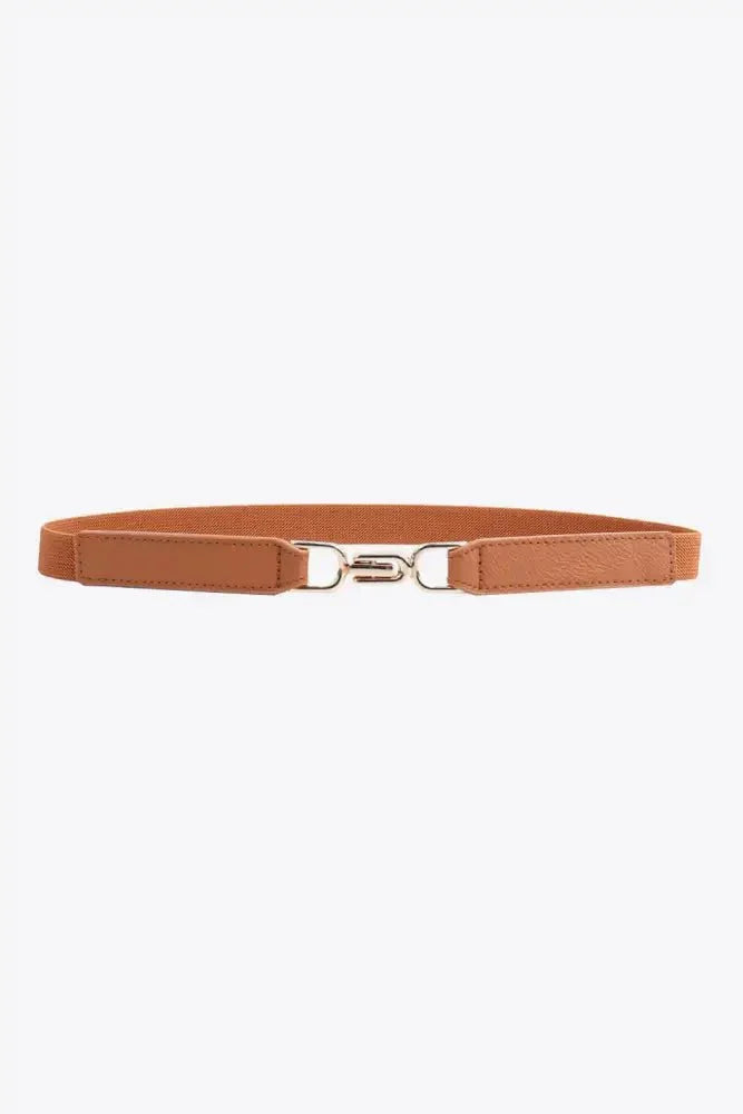 Alloy Buckle Elastic Belt - Update AvenueTrendsi101300099349816101300099349816Alloy Buckle Elastic BeltCaramel