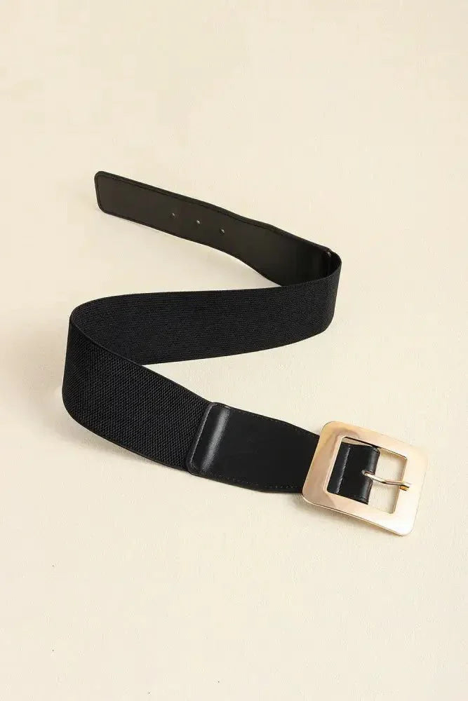 Alloy Buckle PU Leather Belt - Update AvenueTrendsi101300962231674101300962231674Alloy Buckle PU Leather BeltBlack