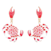 Alloy Crab-Shaped Earrings