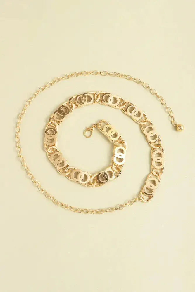 Alloy Lobster Clasp Belt - Update AvenueTrendsi101300105606275101300105606275Alloy Lobster Clasp BeltGold