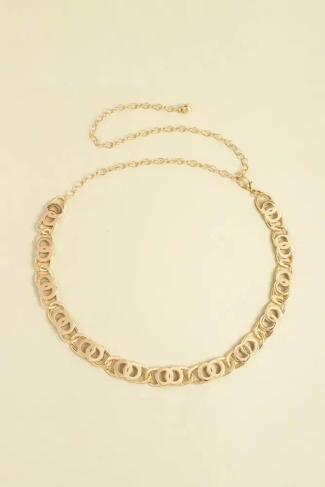 Alloy Lobster Clasp Belt - Update AvenueTrendsi101300105606275101300105606275Alloy Lobster Clasp BeltGold
